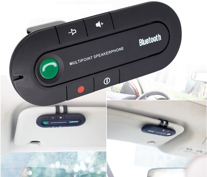 ZESTAW GŁOŚNOMÓWIĄCY BLUETOOTH SAMOCHODOWY TELEFON