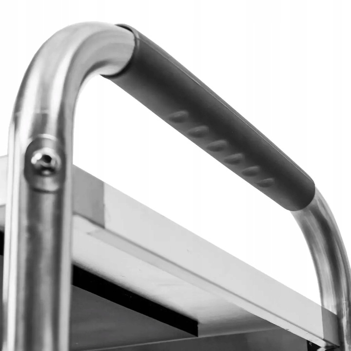 WÓZEK KELNERSKI 3-półkowy stal nierdzewna MATY WYGŁUSZAJĄCE Mega-M 85x45x90