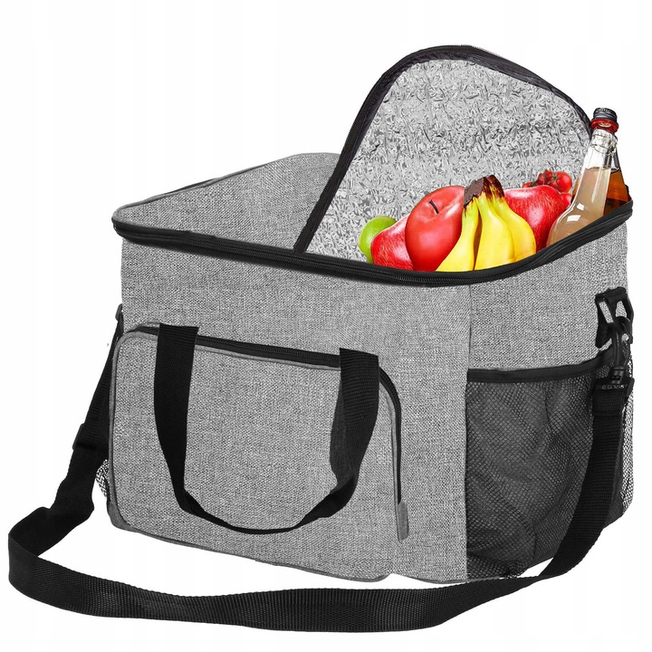 TORBA TERMICZNA ŚNIADANIOWA IZOLACYJNA NA JEDZENIE PIKNIK PLAŻĘ LUNCH BOX