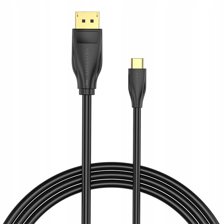 VENTION KABEL PRZEWÓD ADAPTER USB-C DISPLAYPORT DP 8K 60HZ UHD FULL HD 1.5M
