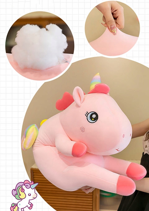 DŁUGI jednorożec MASKOTKA PLUSZAK 110cm