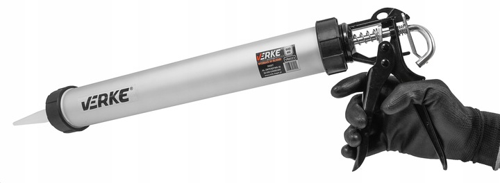 WYCISKACZ DO MAS SILIKONU TUBOWY AKRYLU KLEJU SMARU KLEJÓW NA TUBY 600ML