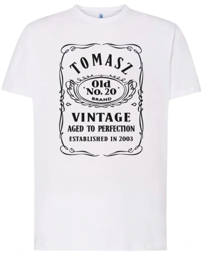 KOSZULKA MĘSKA 30 40 50 60 70 URODZINY PREZENT