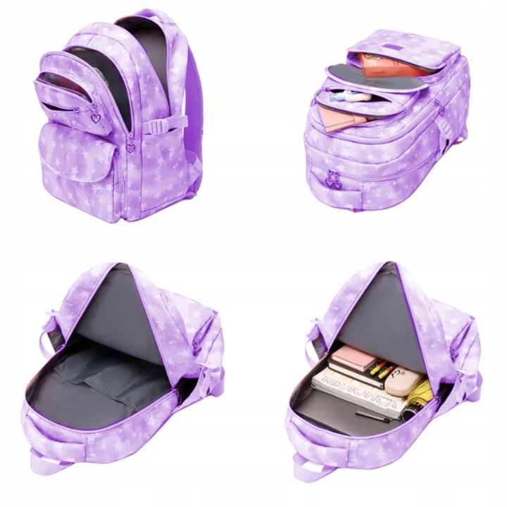 PLECAK SZKOLNY TOREBKA PIÓRNIK ZESTAW MŁODZIEŻOWY POJEMNY kl. 1-3