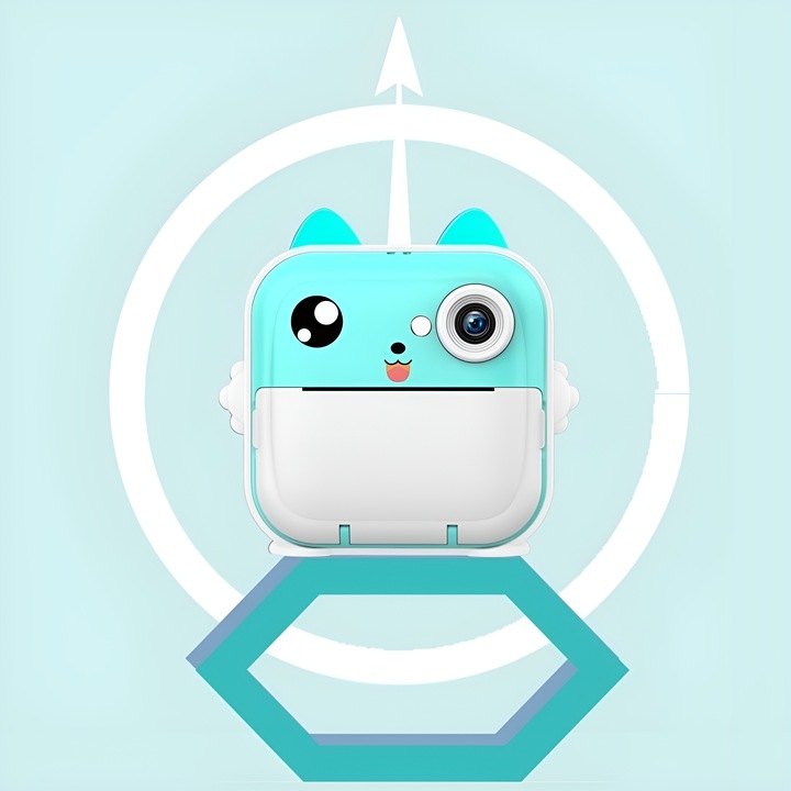 APARAT NATYCHMIASTOWY DLA DZIECI DRUKUŚ DRUKARKA Z KARTA 32GB + 3 ROLKI