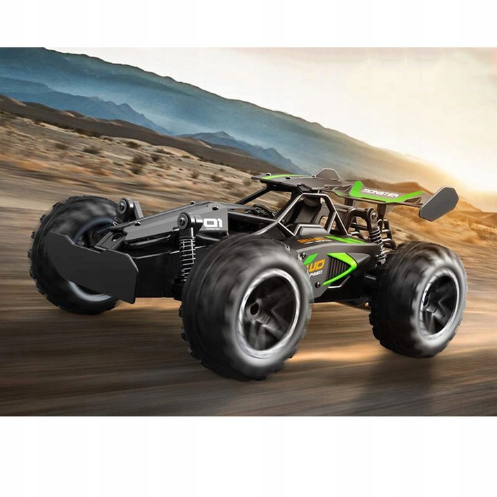 SAMOCHÓD ZDALNIE STEROWANY AKUMULATOR 2,4GHZ RC SZYBKI SAMOCHÓD TERENOWY