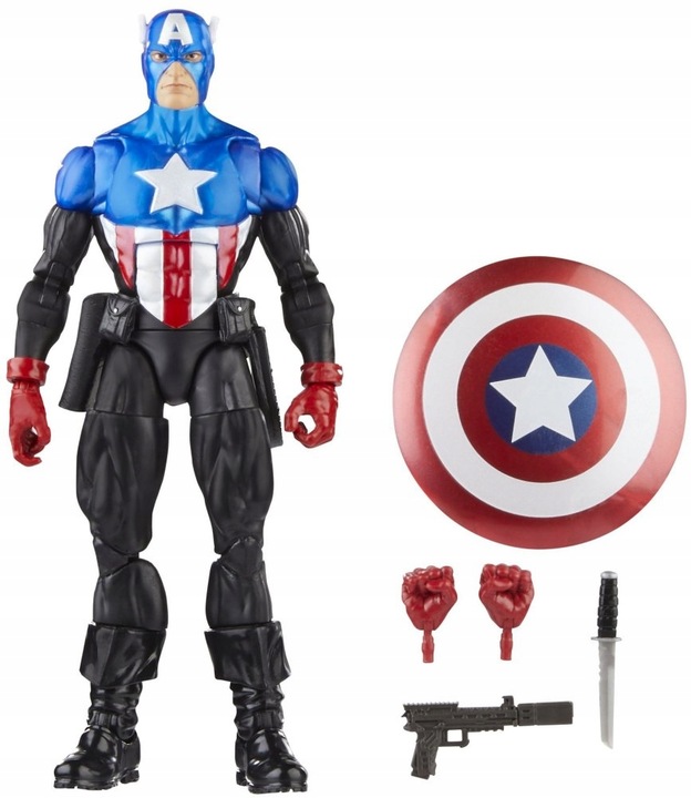 KAPITAN AMERYKA Hasbro MARVEL Legenda AVENGERS F7088 Figurka 15 cm