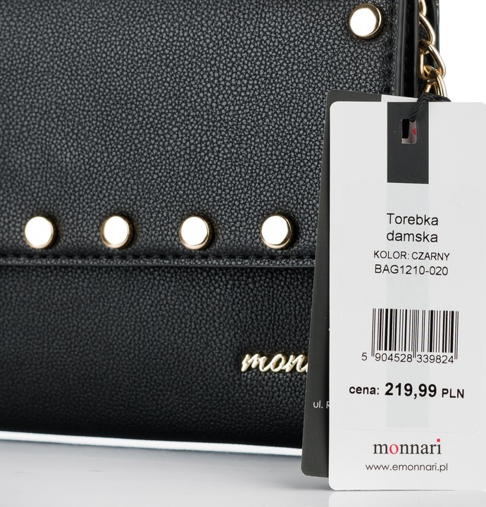 Wieczorowa Torebka MONNARI Kopertówka Dwukomorowa