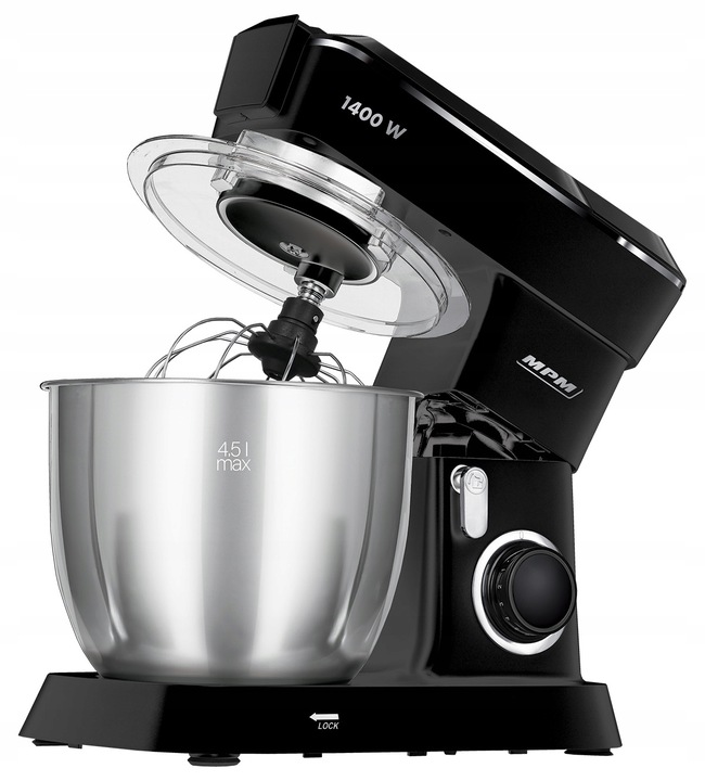 Robot planetarny kuchenny 3w1 mocny 3000W czarny MPM MRK-24