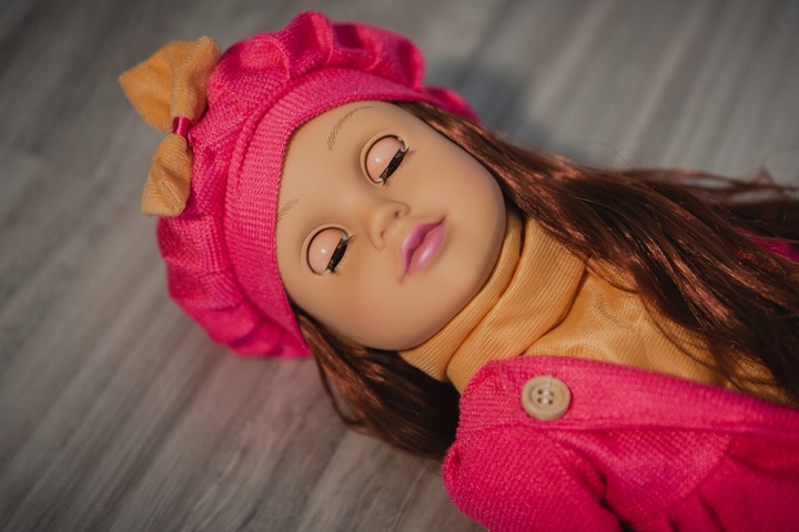 LALKA BOBAS INTERAKTYWNA ŚPIEWA I MÓWI PO POLSKU ANGIELSKU KINDERPLAY 47cm