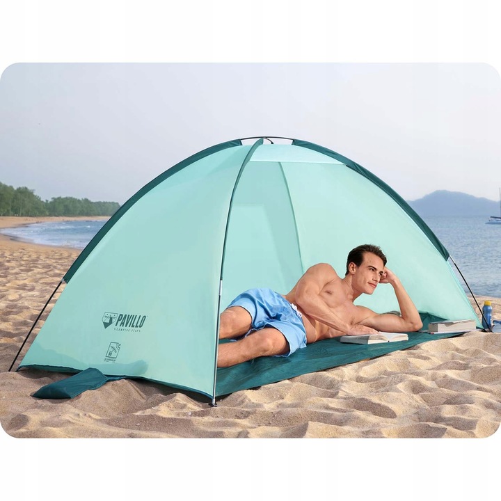 Namiot plażowy parawan turystyczny 200x120x95 cm