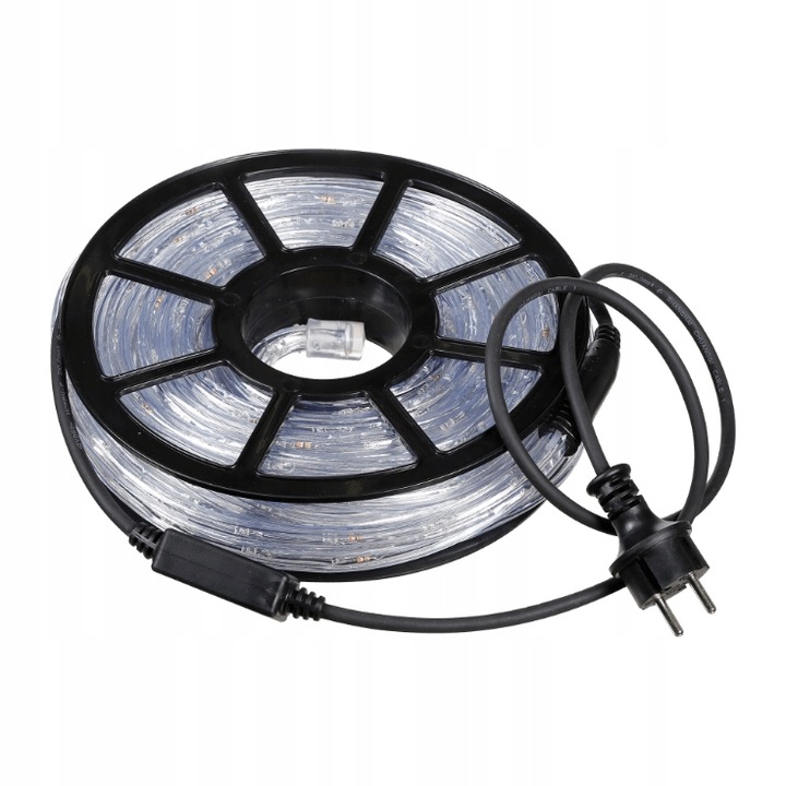 WĄŻ LED ŚWIETLNY 10 METRÓW 240 LED CIEPŁA BARWA TIMER