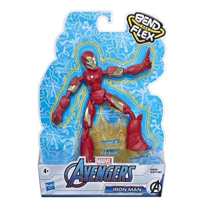 FIGURKA LALKA HASBRO AVENGERS IRON MAN MARVEL BEND AND FLEX