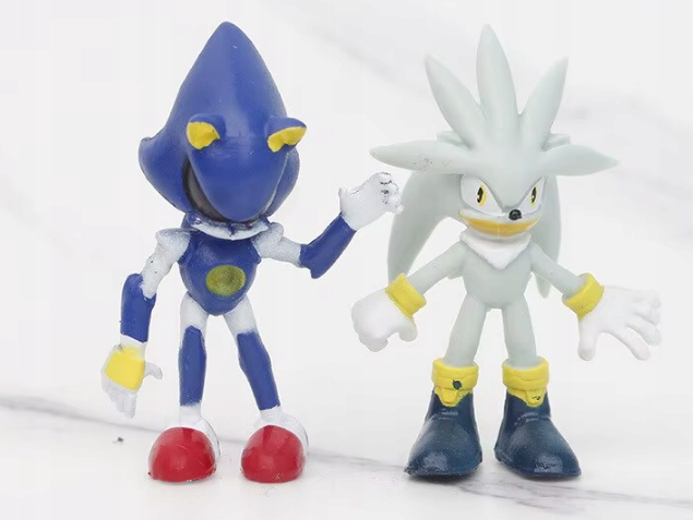 Figurki Sonic dekoracyjne 12 szt. dla dzieci