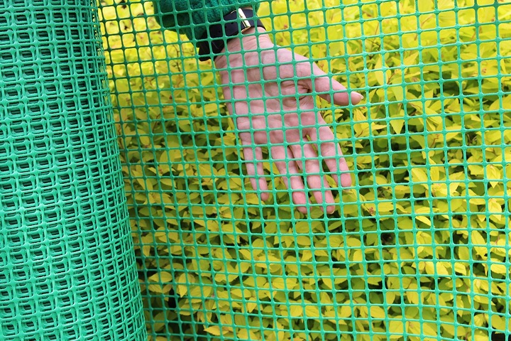 Siatka Rabatowa Dla Drobiu 1,2x10m Ochronna Na Drzewka Rabaty Zielona Ogród