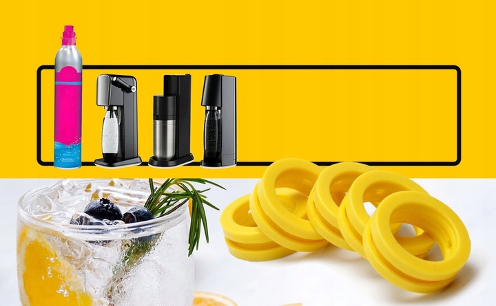 5 x Uszczelka do SodaStream Quick Connect Terra Art (5 sztuk)