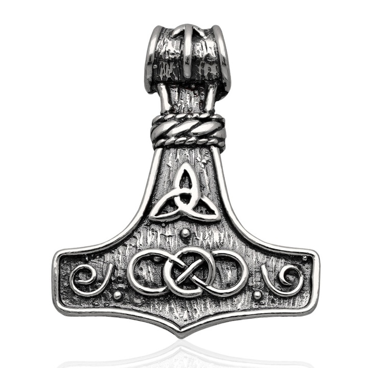 Wisiorek męski młot thora nordycki zawieszka męska mjolnir srebro 925