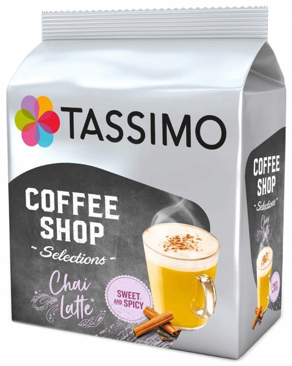 NEW Kapsułki TASSIMO CHAI LATTE 8 Sweet&Spicy