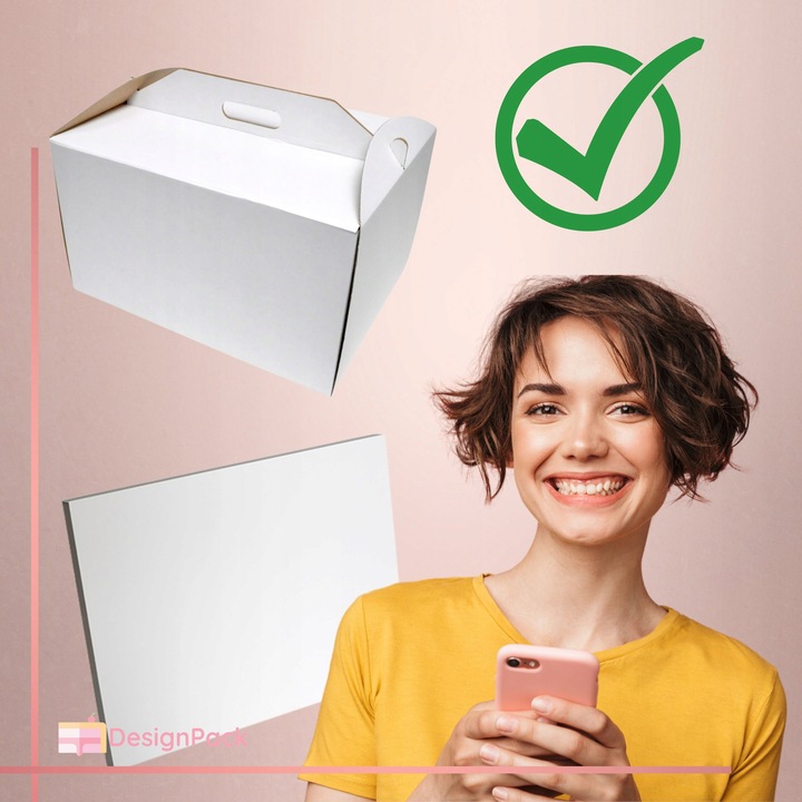 Pudełko pod tort komunijny 42x32x25 podkład pod tort złoty 40x30 na Komunię