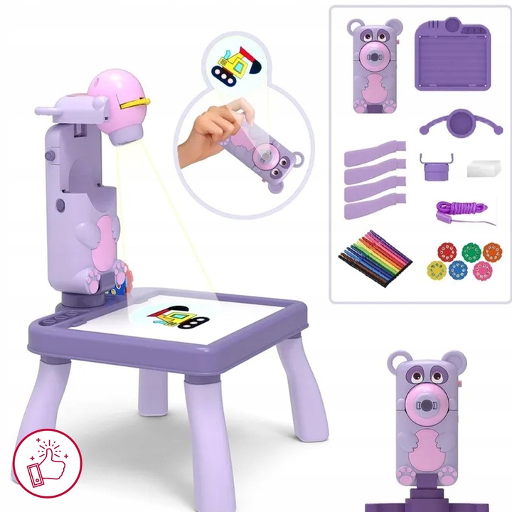 Projektor do rysowania dla dzieci rzutnik mazaki tablica do nauki rysowania