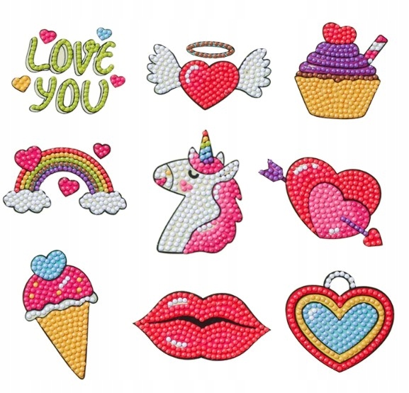 PAMIĘTNIK JEDNOROŻEC+ HAFT DIAMENTOWY DŁUGOPIS NOTESIK UNICORN SZKOLNY