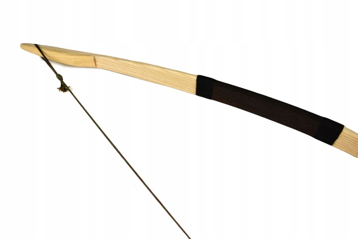 ŁUK DREWNIANY 115cm KOŁCZAN 10 STRZAŁ TARCZE ZESTAW ŁUCZNICZY BRĄZOWY