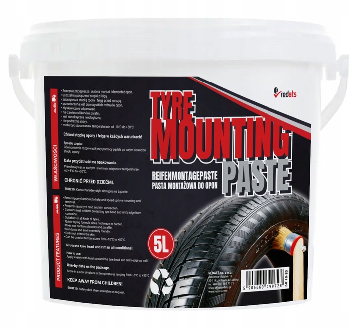 Pasta Montażowa do opon 5kg - TYRE MOUNTING PASTE