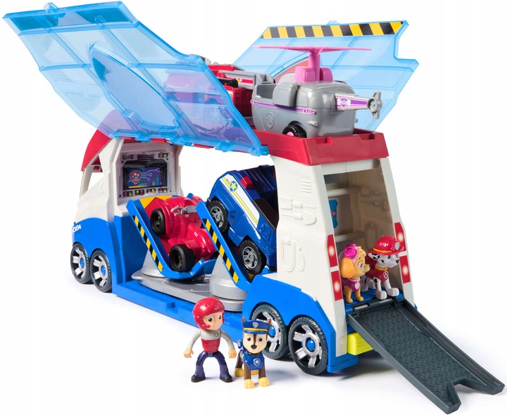 PSI PATROL PATROLOWIEC DUŻY ZESTAW 4 POJAZDY RYDER CHASE MARSHALL SKYE