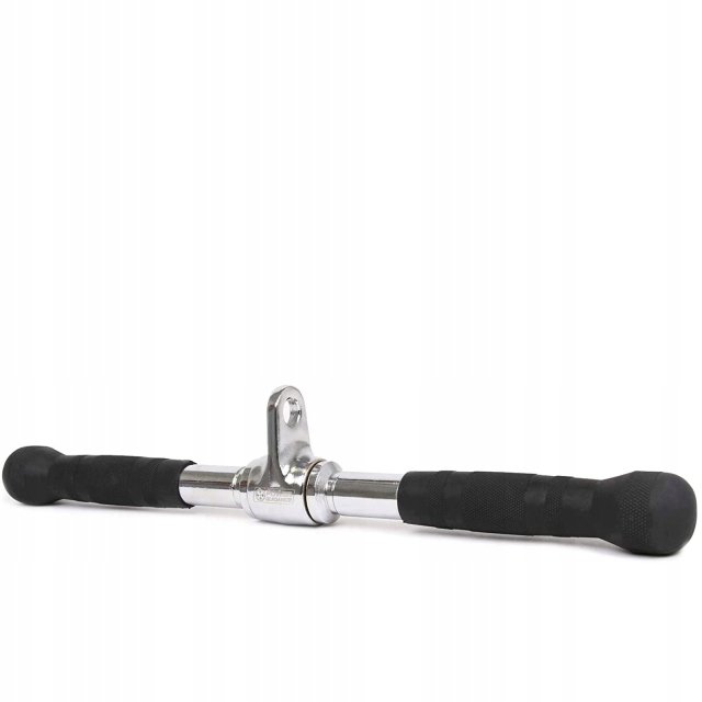 UCHWYT PROSTY DRĄŻEK DO WYCIĄGU ATLASU GRYF OBROTOWY DO ĆWICZEŃ 54CM 4FIZJO