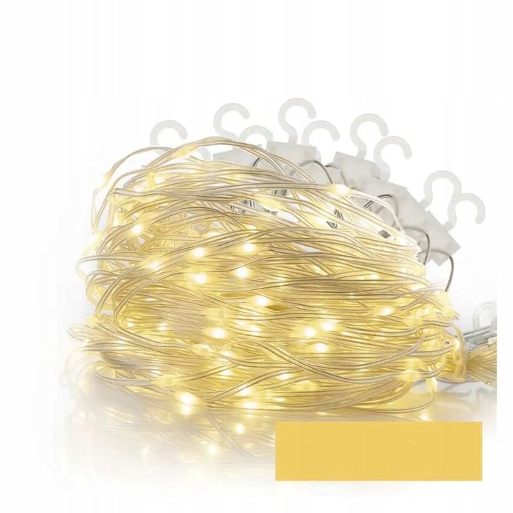 Kurtyna świetlna IP44 180 LED 1,7x1,5m - 8 programów - ciepła biel D3EW02 E