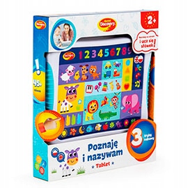 Zabawki interaktywne - Tablet Poznaję i Nazywam, dla dzieci, 2 lata+, Dumel
