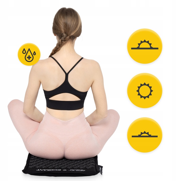 4FIZJO MATA DO AKUPRESURY Z KOLCAMI + PODUSZKA