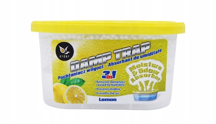 Ardor Pochłaniacz Wilgoci 3w1 Lemon Zestaw 6x400ml