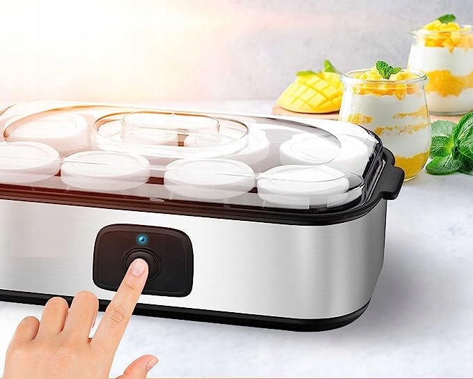 Jogurtownica ZRÓB SOBIE JOGURT DOMOWY x 8 słoiczków bądź i żyj FIT zdrowo