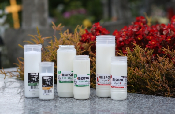 Wkłady do zniczy zalewane BISPOL WP2 48h 24szt