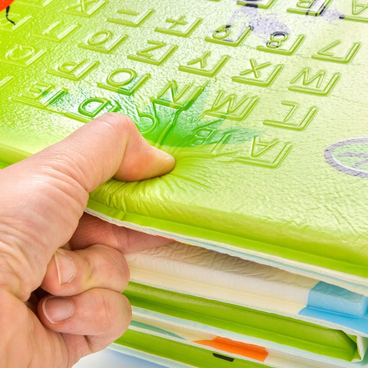 PIANKOWA DWUSTRONNA MATA EDUKACYJNA DO NAUKI XPE CYFRY LITERY 200x180cm