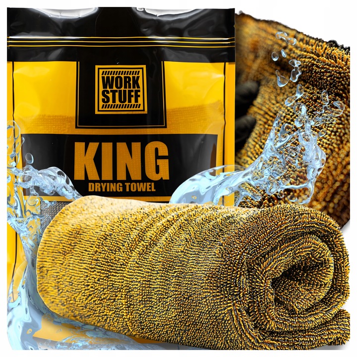 WORK STUFF KING Drying Towel 1100g 90x73cm gruby ręcznik do osuszania auta