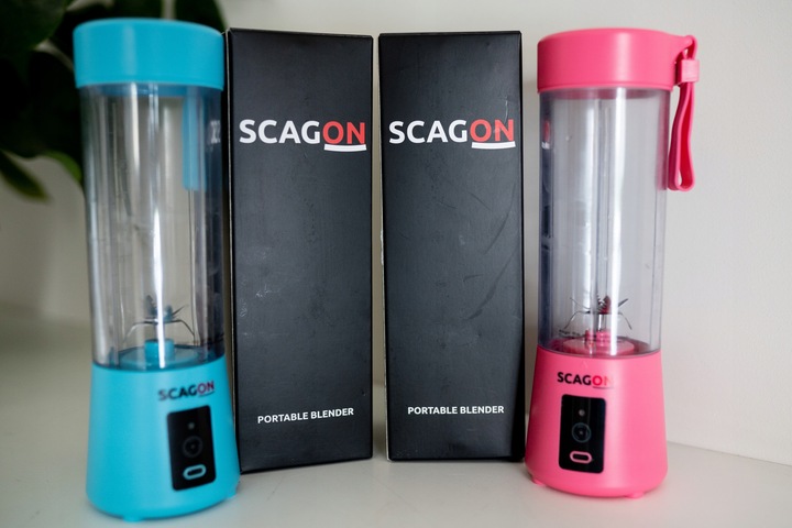 BLENDER BLENDY SCAGON PRZENOŚNY SHAKER Niebieski