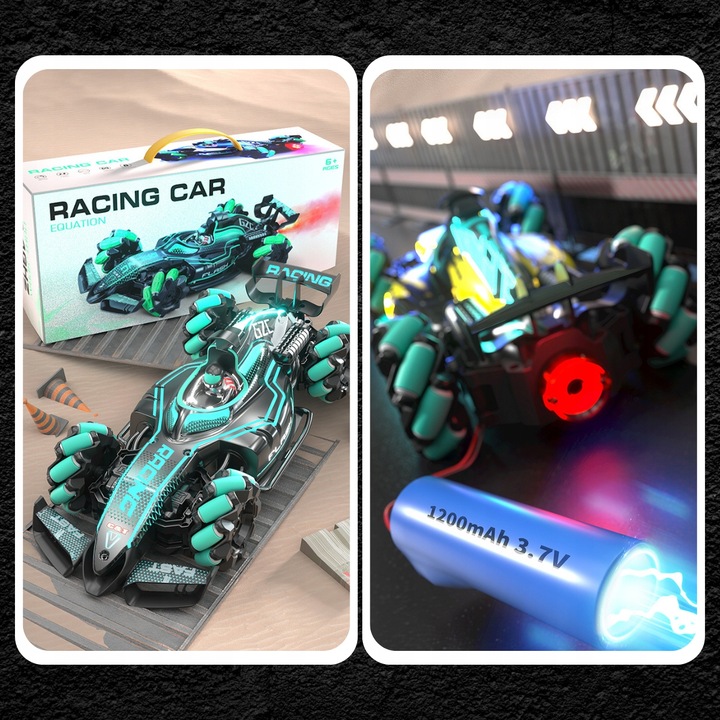 ZDALNIE STEROWANY DUŻY SAMOCHÓD DRIFT CAR AUTO STEROWANE GESTAMI RĘKI PILOT