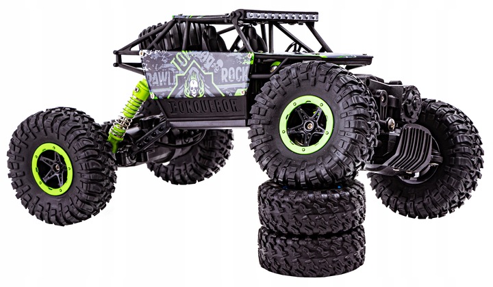 Samochód BAGGY na PILOT Rock Crawler Auto ZDALNIE STEROWANE 1:18 4WD 2.4GHz