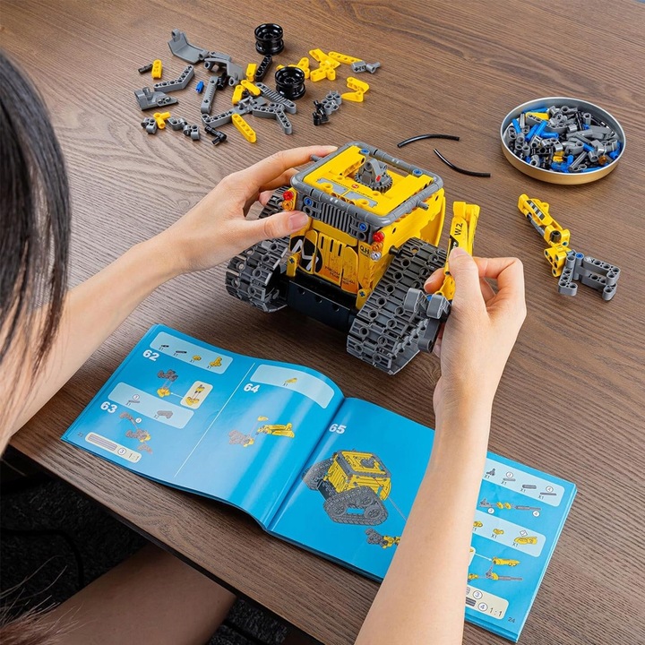 PROGRAMOWALNY ROBOT ZESTAW KONSTRUKCYJNY APP I PILOT KONTROLA DLA DZIECI