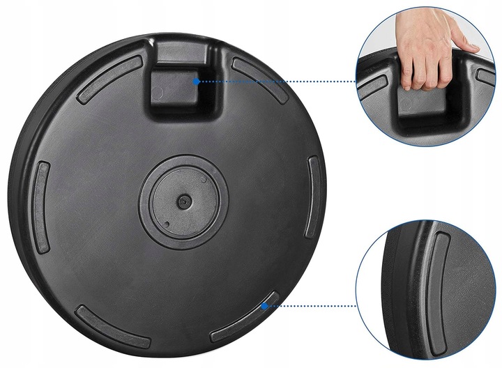 Podstawa Obciążnik Parasola Ogrodowego Okrągła Wypełnienie Piaskiem Wodą