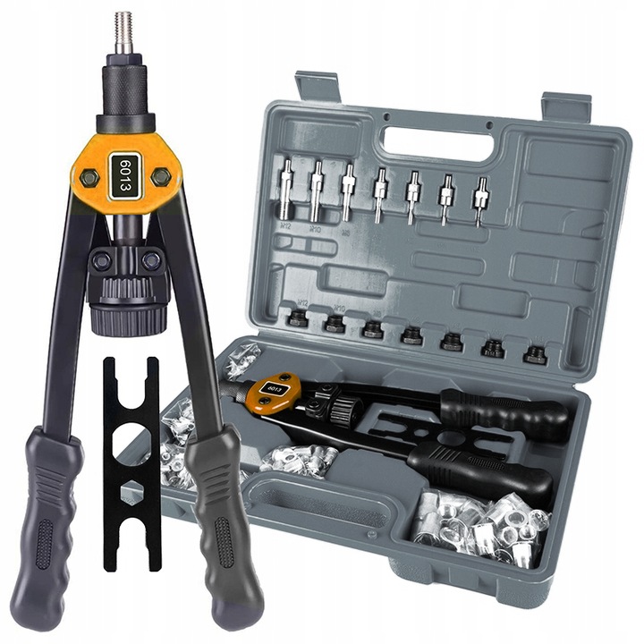 NITOWNICA DO NITONAKRĘTEK RĘCZNA M3 M4 M5 M6 M8 M10 M12 126 el. + WALIZKA