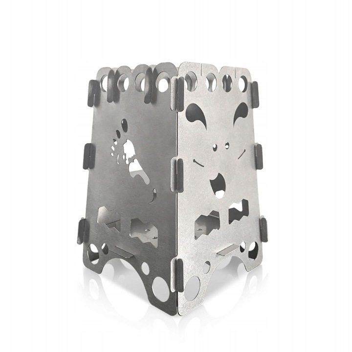 Stalowa obozowa kuchenka turystyczna|survival