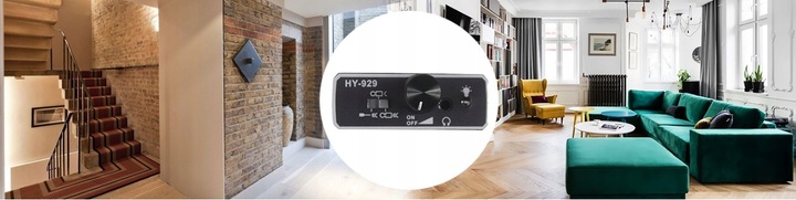 PODSŁUCH PRZEZ ŚCIANY DO 35CM DETEKTOR WYCIEKÓW ZAPIS NA KARTĘ PAMIĘCI SD