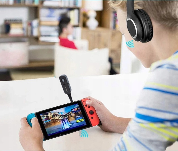 TRANSMITER ODBIORNIK NADAJNIK BLUETOOTH 2W1 AUX MINIJACK TX RX USB-C 3,5MM