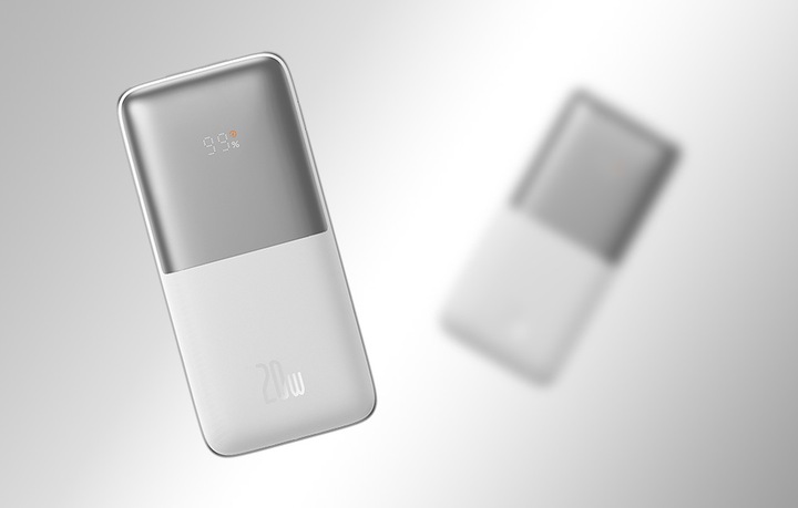 BASEUS PODRÓŻNY POWER BANK 10000 MAH 2X USB USB-C 20W QC 3.0 Z KABLEM USB