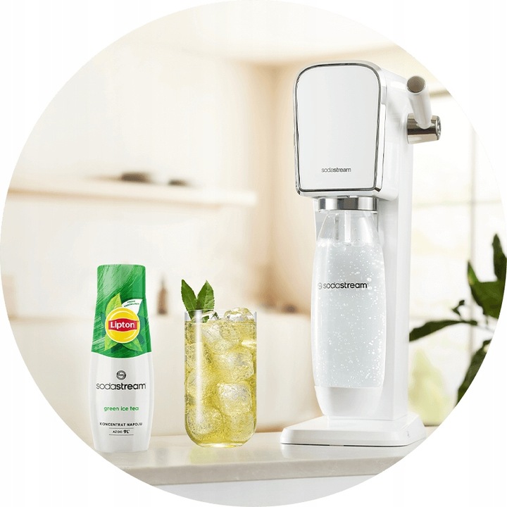 Zestaw Syrop do wody SodaStream Lipton Green Ice Tea 2x440ML + Torba GRATIS
