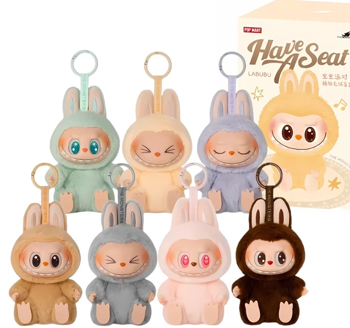 LABUBU HAVE A SEAT Pluszowa Maskotka Brelok Figurka kolekcjonerska Pluszak