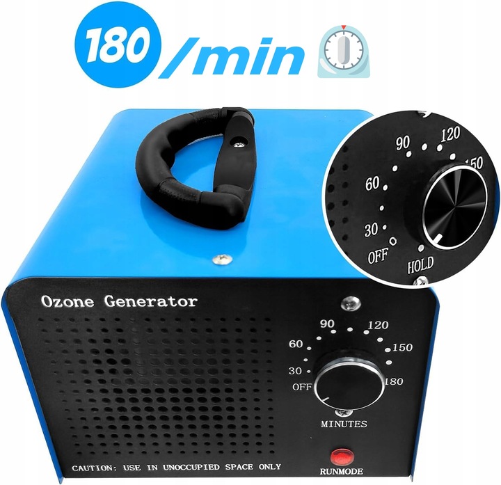 MOCNY GENERATOR OZONU Ozonator Oczyszczacz do Powietrza 60 000 MG/H 150W